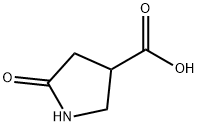 5-オキソピロリジン-3-カルボン酸 化学構造式