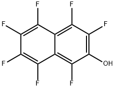 HEPTAFLUORO-2-NAPHTHOL Structure