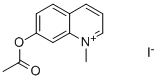 7-ACETOXY-1-METHYLQUINOLINIUM IODIDE Struktur