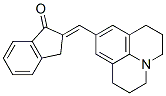 2-[(2,3,6,7-tetrahydro-1H,5H-benzo[ij]quinolizin-9-yl)methylene]indan-1-one Structure