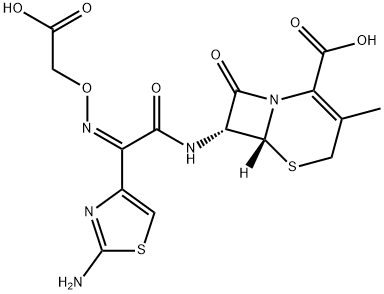 头孢克肟杂质E, 72701-01-0, 结构式