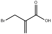 2-(ブロモメチル)アクリル酸 化学構造式