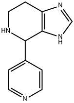 4-ピリジン-4-イル-4,5,6,7-テトラヒドロ-3H-イミダゾ[4,5-C]ピリジン 化学構造式