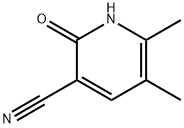 2-羟基-3-氰基-5,6-二甲基吡啶, 72716-80-4, 结构式