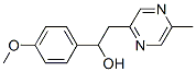 1-(4-Methoxyphenyl)-2-(5-methyl-2-pyrazinyl)ethanol Struktur