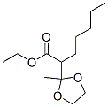 ethyl 2-methyl-alpha-pentyl-1,3-dioxolane-2-acetate|