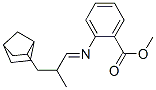 methyl 2-[(3-bicyclo[2.2.1]hept-2-yl-2-methylpropylidene)amino]benzoate Struktur