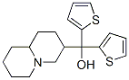 (オクタヒドロ-2H-キノリジン-3-イル)ジ(2-チエニル)メタノール 化学構造式