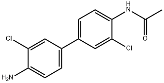 3,3-dichloro-N-acetylbenzidine Struktur