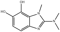 1H-Benzimidazole-6,7-diol, 2-(dimethylamino)-1-methyl- (9CI) Structure