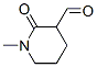 3-Piperidinecarboxaldehyde, 1-methyl-2-oxo- (9CI) Structure
