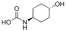 Carbamic acid, (trans-4-hydroxycyclohexyl)- (9CI) Structure