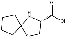 (R)-1-THIA-4-AZA-SPIRO[4.4]NONANE-3-CARBOXYLIC ACID Structure