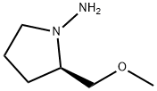 (R)-(+)-1-アミノ-2-(メトキシメチル)ピロリジン 化学構造式