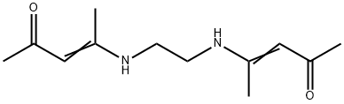 4-[2-(4-oxopent-2-en-2-ylamino)ethylamino]pent-3-en-2-one Structure