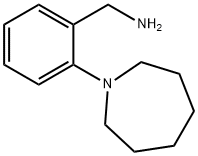 [2-(1-アゼパニル)フェニル]メタンアミン 化学構造式