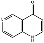 4-羟基-1,6-萘啶 结构式