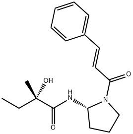 (S)-2-ヒドロキシ-2-メチル-N-[(2R)-1-[(E)-1-オキソ-3-フェニル-2-プロペニル]-2-ピロリジニル]ブタンアミド