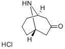 9-アザビシクロ[3.3.1]ノナン-3-オン塩酸塩 化学構造式