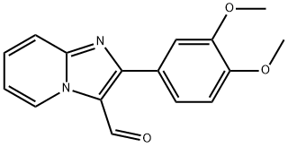 2-(3,4-二甲氧苯基)咪唑[1,2-A]吡啶-3-甲醛,727652-02-0,结构式