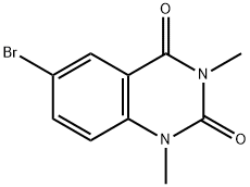 6-溴-1,3-二甲基-喹唑啉-2,4-二酮, 727674-98-8, 结构式
