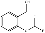 2-(ジフルオロメトキシ)ベンジルアルコール 化学構造式