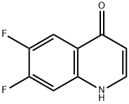 4-HYDROXY-6,7-DIFLUOROQUINOLINE Structure