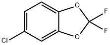 5-クロロ-2,2-ジフルオロ-1,3-ベンゾジオキソール 化学構造式