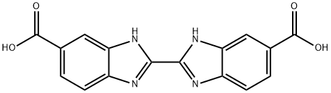 3H,3'H-[2,2']Bibenzimidazolyl-5,5'-dicarboxylic acid Structure