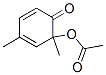 酢酸1,3-ジメチル-6-オキソ-2,4-シクロヘキサジエニル 化学構造式