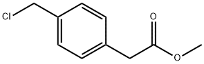 4-氯甲基苯乙酸甲酯 结构式
