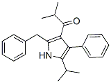 1-(2-BENZYL-5-ISOPROPYL-4-PHENYL-1H-PYRROL-3-YL)-2-METHYL-PROPAN-1-ONE Struktur