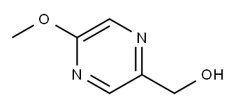 (5-甲氧基吡嗪-2-基)甲醇, 72788-88-6, 结构式