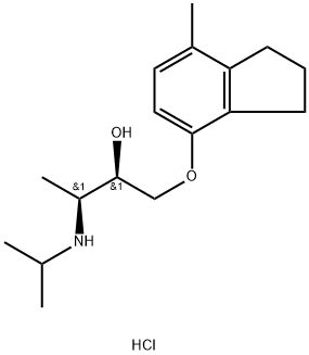 threo-ICI 118551 Hydrochloride 结构式