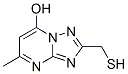 2,4]triazolo[1,5-a]pyrimidin-7-ol, 2-(mercaptomethyl)-5-methyl-[ Structure