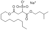 2-スルホブタン二酸1-デシル4-(3-メチルブチル) 化学構造式