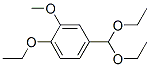 4-(Diethoxymethyl)-1-ethoxy-2-methoxybenzene Struktur