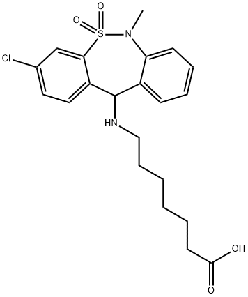 Tianeptine Struktur