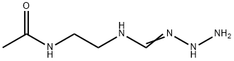 Acetamide,  N-[2-[(hydrazinoiminomethyl)amino]ethyl]-  (9CI) Structure