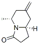 3(2H)-Indolizinone,hexahydro-5-methyl-7-methylene-,(5R,8aR)-(9CI) Structure