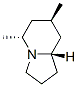Indolizine, octahydro-5,7-dimethyl-, (5R,7R,8aS)- (9CI) Struktur