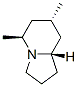 Indolizine, octahydro-5,7-dimethyl-, (5S,7S,8aS)- (9CI) Structure