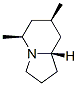 Indolizine, octahydro-5,7-dimethyl-, (5S,7R,8aS)- (9CI) Struktur