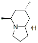 Indolizine, octahydro-5,7-dimethyl-, (5S,7S,8aR)- (9CI) Struktur