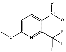 6-Methoxy-2-trifluoromethyl-3-nitropyridine Structure