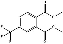 4-(三氟甲基)邻苯二甲酸二甲酯 结构式
