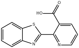 2-(1,3-BENZOTHIAZOL-2-YL)NICOTINIC ACID Struktur