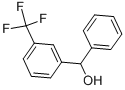 3-(トリフルオロメチル)-α-フェニルベンゼンメタノール 化学構造式