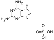 2,6-硫酸二氨基嘌呤, 7280-83-3, 结构式