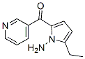 Methanone, (1-amino-5-ethyl-1H-pyrrol-2-yl)-3-pyridinyl- (9CI) Structure